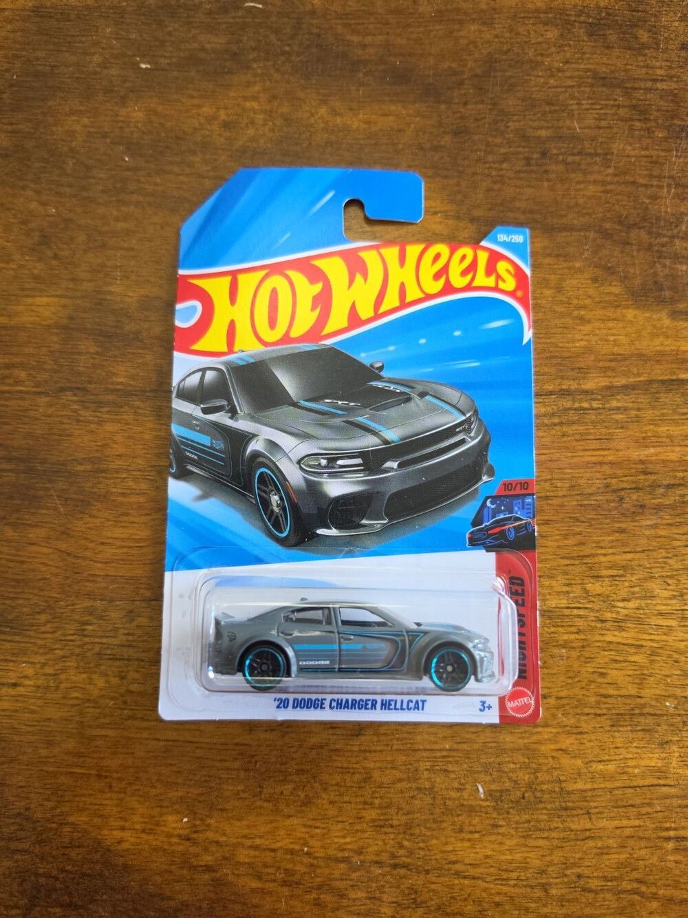 Hot Wheels 2026 '20 Dodge Charger Hellcat Gray Nightspeed 134/250 10/10 New